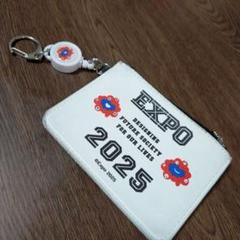 関西万博限定 EXPO2025 ミャクミャク リール付き財布パスケース