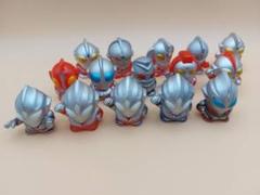 ①ウルトラマンシリーズ 指人形 ソフビ フィギュア 15個セット