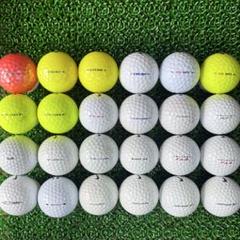 ☆A級☆A576【ナイキゴルフ 各種 詰合せ】24球 24個セット イエローのサムネイル