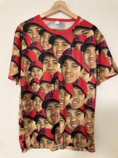 大谷翔平 選手 西川 リビング 顔だらけクッション 新品 未使用 大谷翔平クッションと顔だらけTシャツ