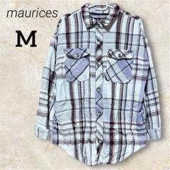 maurices チェック柄ネルシャツ【 M 】 大きめゆったりサイズ