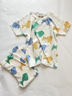 BOBO CHOSES 魚柄セットアップ　2-3y 98cm BOBO CHOSES 魚柄セットアップ 2-3y 98cm