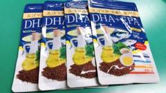 【新品】エゴマ油・亜麻仁油配合 DHA+EPA 約12ヶ月分(約3ヶ月分×4袋)
