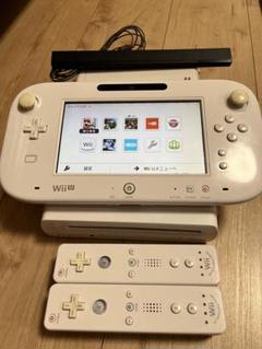 Wii U 本体 ホワイト コントローラー2個付き