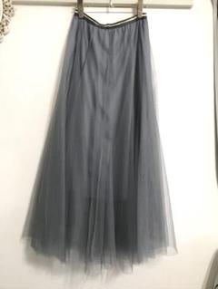 CHICWISH(シックウィッシュ)｜シフォンマキシスカート CHICWISH(シックウィッシュ)｜葉プリントシフォンマキシスカート