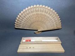 極上　扇子　和装小物　骨董　美術品　アンティーク　茶道　お茶会　お茶席 宮脇賣扇庵 お茶会 お茶席 歌舞伎 白檀扇子 和装小物 - メルカリ