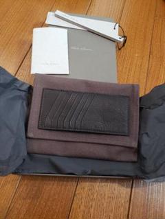 新品 19FW RICKOWENS 上質カーフレザー カードケース ブラック