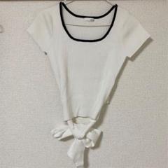 RESEXXY 配色バックリボントップス
