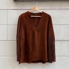 USED USA古着 レザーフリンジベスト CHICO'S vintage USED USA古着 レザーフリンジベスト CHICO´S vintage
