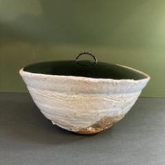 茶道具　萩焼陶器水指　守田唐七/荘 水指　共箱、自署、落款 茶道具 萩焼陶器水指 守田唐七/荘 水指 共箱、自署、落款 - メルカリ