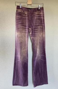 ジャストカヴァリ　Justcavalli　フェードパープル　リラックスパンツ ジャストカヴァリ Justcavalli フェードパープル リラックス