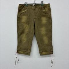 ポロラルフローレン カーキ クロップドパンツ　デニム　XL ラ18
