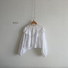 美品✨IENA イエナラブークル ドビードットレースブラウス ピンク　22SS IENA LA BOUCLE ドビードットレースブラウス ピンク 22SS - メルカリ