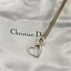 Christian Dior クリスチャンディオール ネックレス ハート ロゴ