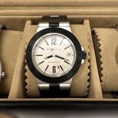 【稼動品‼️】BVLGARI AL38TA ディアゴノ　シルバー ブラック