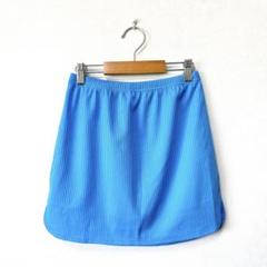 EMODA エモダ【M】新品 ミニスカート パンツ付き ブルー カジュアル
