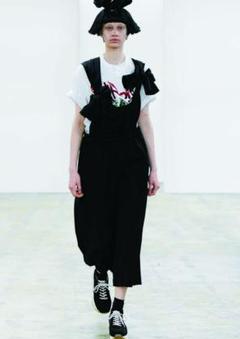 コムデギャルソンガール　パンツ 吊り サロペットCOMMEdesGARCONS コムコム コムデギャルソンCOMME des GARCONS エステル裁ち切り