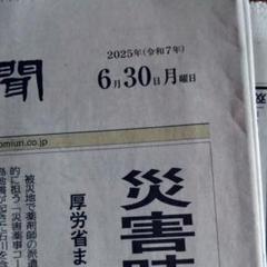 読売新聞 2025年6月30日〜7月27日 朝刊