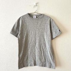 ☆【チャンピオン】Tシャツ 刺繍ロゴ 綿混 クルーネック 半袖 カジュアル S