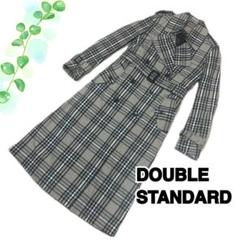 DOUBLE STANDARD CLOTHING トレンチコート チェック SITRY トレンチコート コート 「別注」 T/R オーバーサイズ