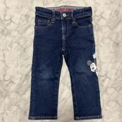 baby GAP デニムパンツ ディズニー　ミッキーマウスデザイン　90㎝