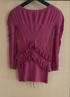 【美品 日本製 バレエ衣装】パープル Chacott ノーソーイングニット 紫 美品 日本製 バレエ衣装】パープル Chacott ノーソーイング ニット