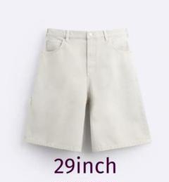 ZARA ポケット カーペンター バミューダパンツ 29インチ 24ssジョーツ