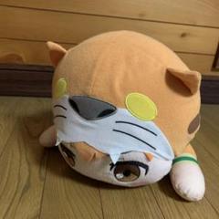 オレンジ色の動物キャラクター ぬいぐるみ
