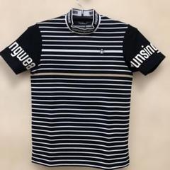 ✨新品タグ付✨マンシングウェアグランドスラムビッグロゴ半袖ゴルフポロシャツSA Munsingwear Grand Slam マンシングウェア M メンズ ゴルフ