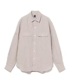 完売品 大人の極上リネン&トレンドのニュートラルカラーWポケット ビームスF