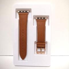 Apple Watchバンド 38mm ブラウン レザー かわいい