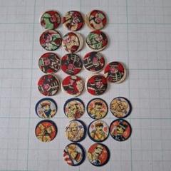 【激レア】昭和20年代野球めんこ　昭和めんこ Yahoo!オークション - 昭和20年代 プロ野球メンコ めんこ 21枚