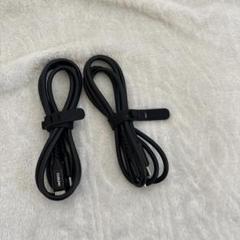 USB C TypeC to Type C ケーブル 1m 2本セット ブラック