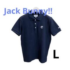 週末セール！【美品】Jack Bunnyジャックバニー メンスゴルフ シャツ L
