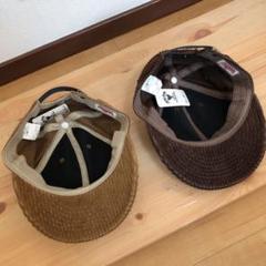 2個セット ハリウッドランチマーケット コーデュロイキャップ kapital