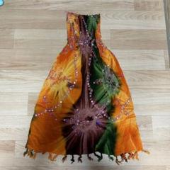 一点限り✨おしゃれ　スカート　刺繍　スパンコール　ダンス着