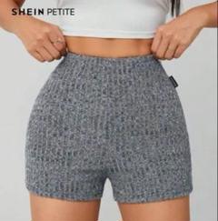JUEMI リブ編みグレーショートパンツ グレー リブ編み ショートパンツ juemi - メルカリ
