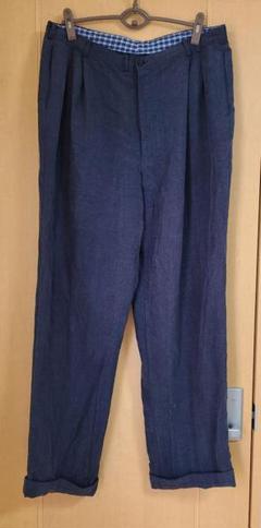 【美品】PAPAS デニム　スラックス　ストレッチ　トラウザーズ　パパス　M 美品】PAPAS デニム スラックス ストレッチ トラウザーズ パパス