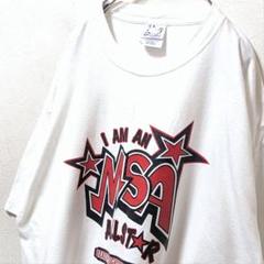 ポート&カンパニー MSAオールスターロゴ Tシャツ ホワイト白 XL 古着