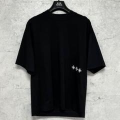 【人気】TATRAS DALAMIA オーバーサイズ Tシャツ ロゴ 半袖 黒
