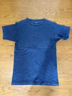 【週末値引き】45rpm Tシャツ　藍染め　インディゴ