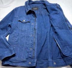 【美品✨】バーバリーブラックレーベル　デニムジャケット　ブルー　チェック　L BURBERRY BLACK LABEL（Gジャン/デニムジャケット）のフリマ