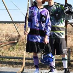 LAND by MILKBOY SPACE CAT HOCKEY TEE