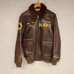 栄之助【美品 70S USA製 】 AVIREX アヴィレックス G-1 AVIREX アヴィレックス TYPE G-1 ミリタリーショップ 革ジャン