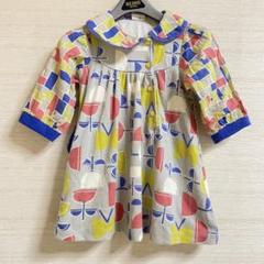 【Petit Jam】100cm ワンピース キッズ　ちょうちょ　花柄