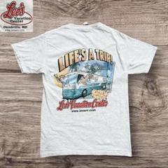 アメリカ古着 プリントTシャツ バックプリント 企業物 ユニセックス S 胸ポケ