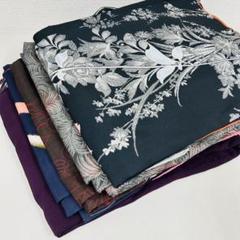 D424☆送料込み❣️ 訪問着 着物 4枚 まとめ売り❣️ 訪問着t1344 JAPAN STYLE クリーム色 七宝桜(化繊) | 着物