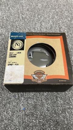 ハーレー純正絶版品フューエルキャップカバーダイヤモンドアイス