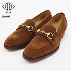 新品 WH+N 西口修平監修 ビットローファー size8.5 ダークブラウン WH（ダブルエイチ）WH＋N【 BEAMS F ディレクターを務める西口