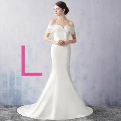 美品!L2020 超人気 花嫁 着イブニングドレス ロング ウェディングドレス